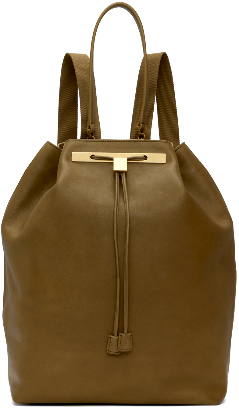 Shop The Row Khaki 11 Backpack In Muschio Ang