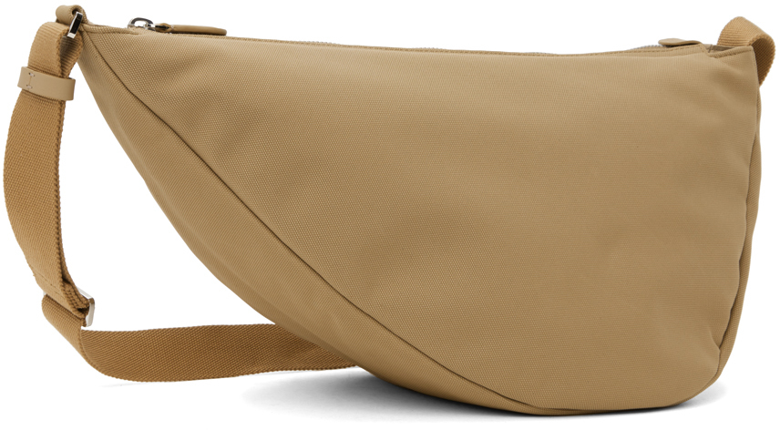 The Row Slouchy Banana Nylon Shoulder Bag In Dune Pld