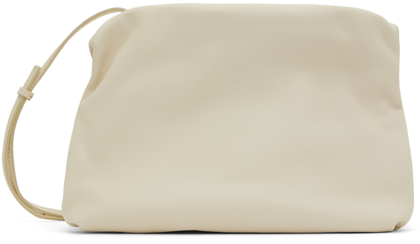 THE ROW OFF-WHITE BOURSE CLUTCH
