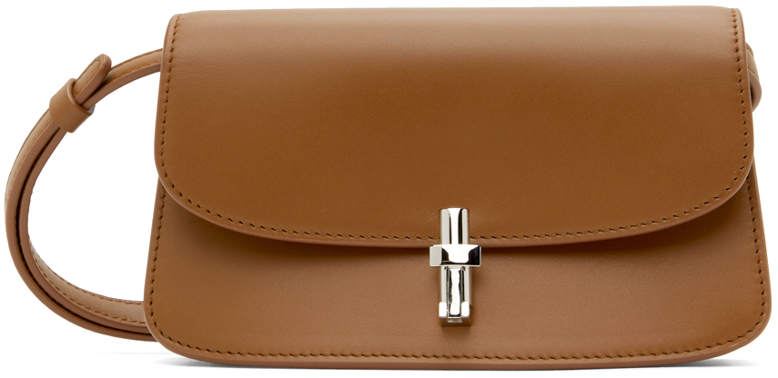 The Row: Brown E/W Sofia Bag | SSENSE