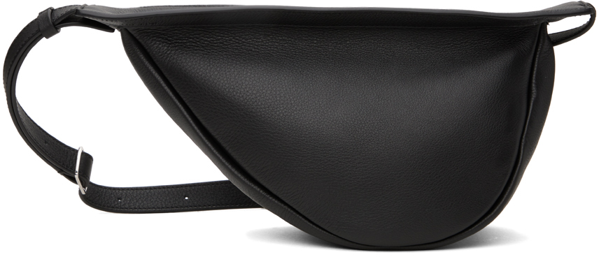 Shop The Row Black Small Slouchy Banana Bag In Black Pld