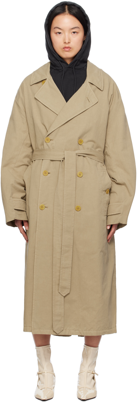 Shop The Row Beige Montrose Trench Coat