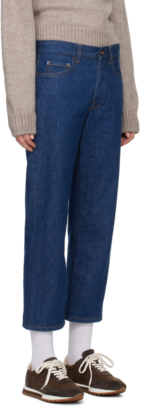 THE ROW INDIGO LESLEY JEANS 