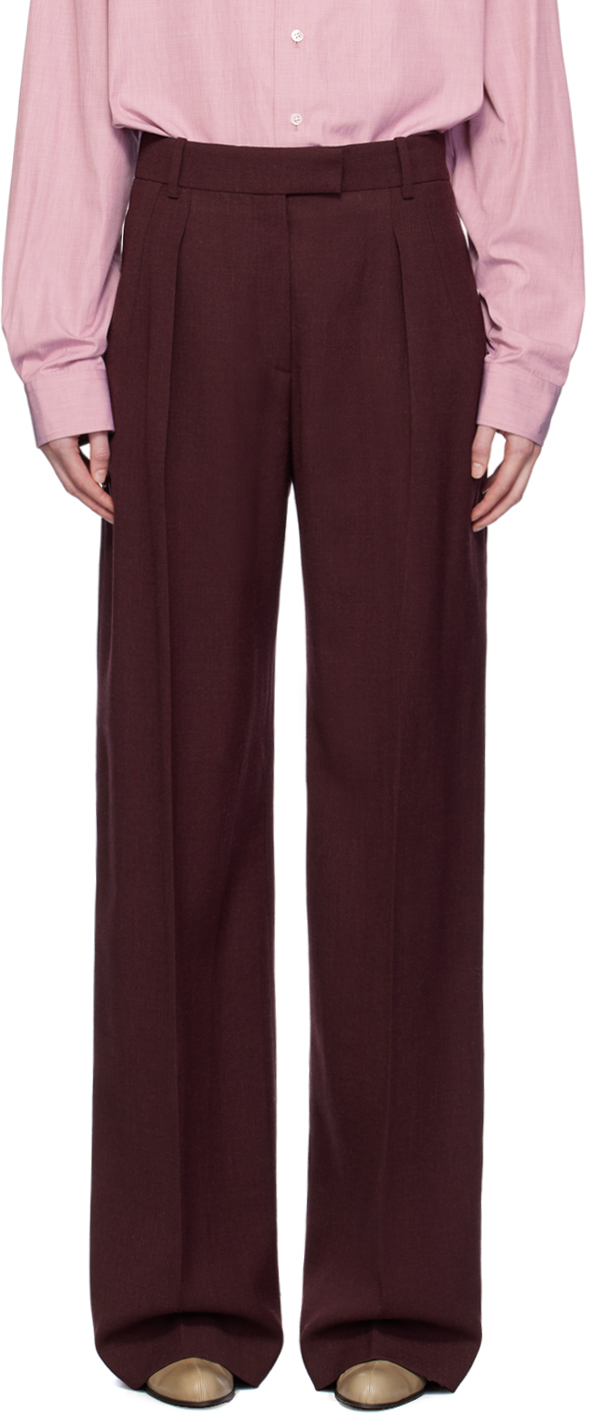 Burgundy Antone Trousers