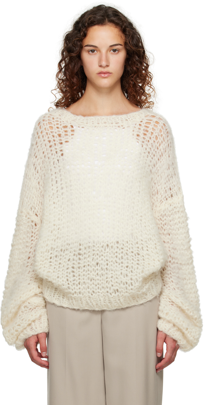 THE ROW OFF-WHITE ERYNA SWEATER