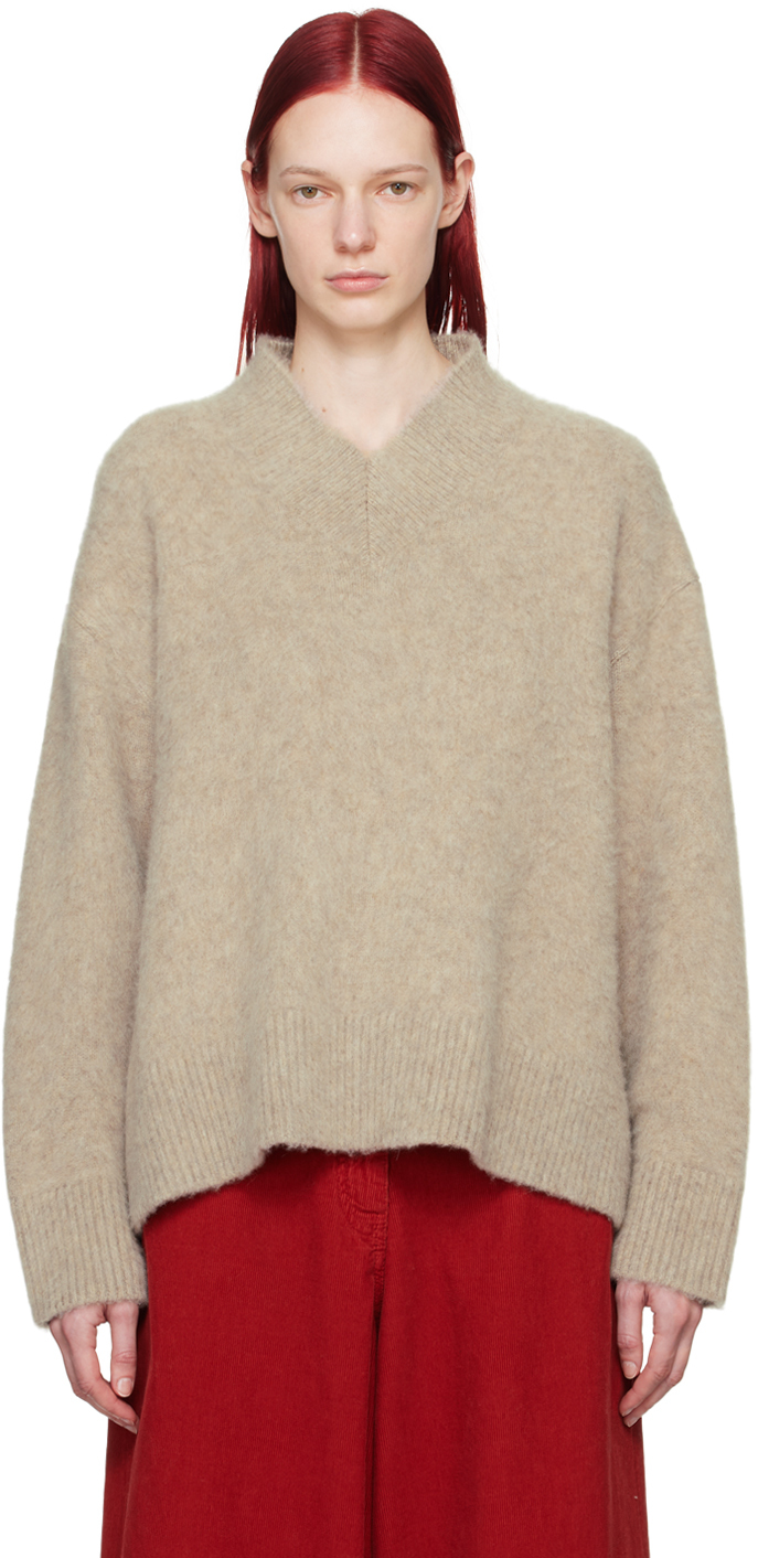 Shop The Row Taupe Fayette Sweater