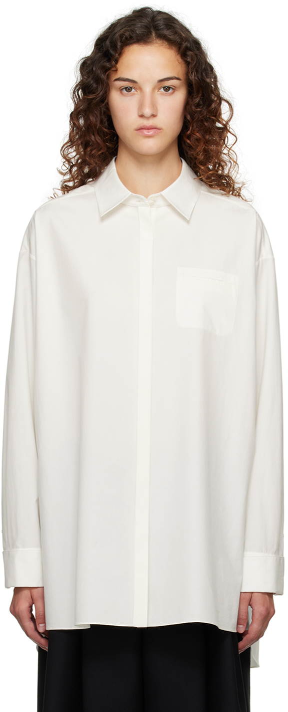 Mame Kurogouchi: White Nidom Shirt