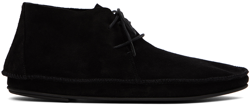 The Row Black Tyler Lace Up Derbys