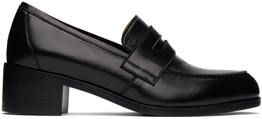 Shop The Row Black Vera Loafers
