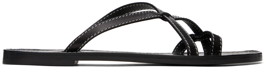 Black Link Sandals