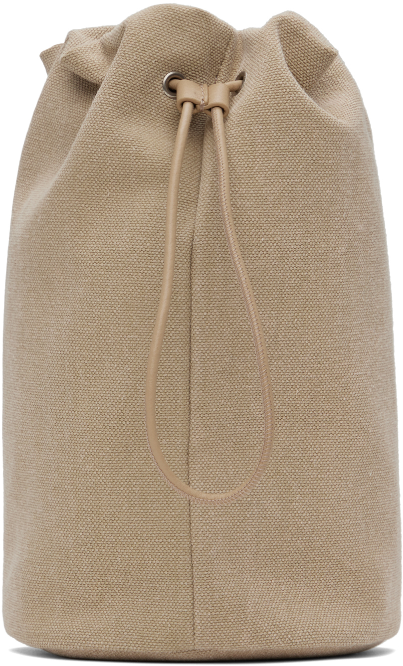 Shop The Row Beige Sporty Pouch In Beige Ans