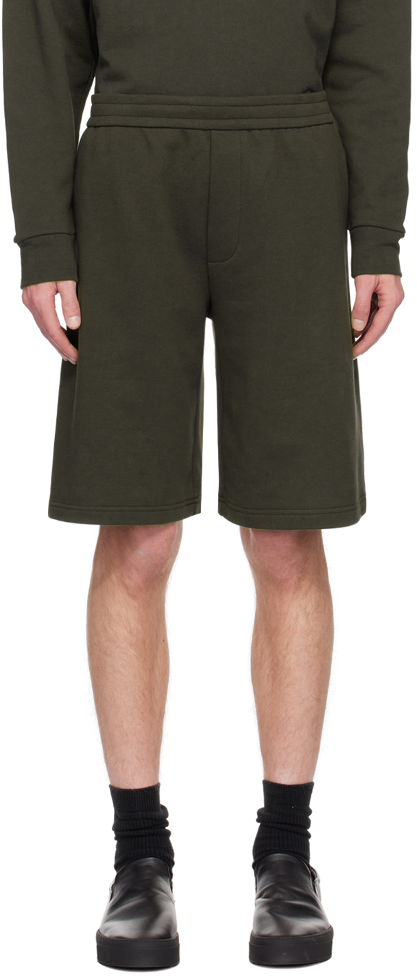 The Row Gray Eston Shorts In Dvt Dovetail