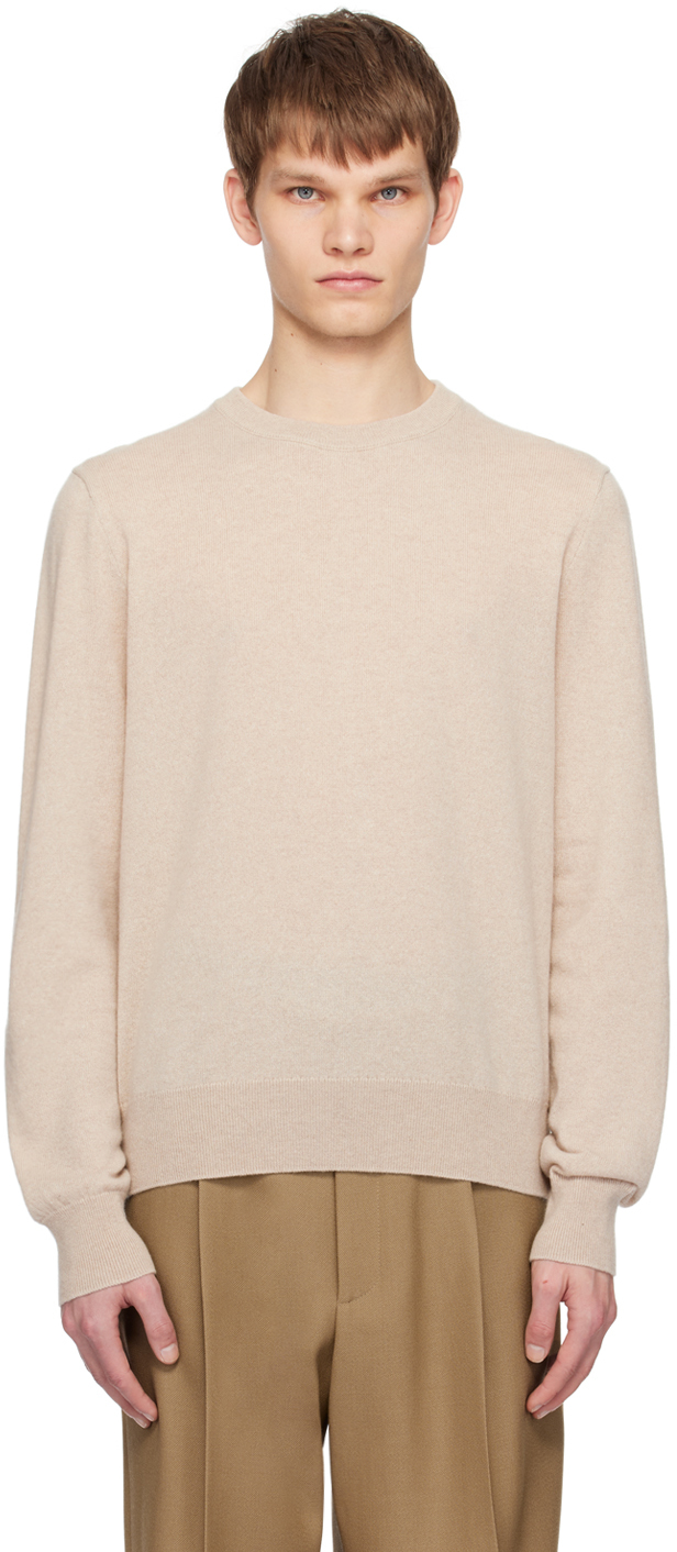 The Row: Beige Benji Sweater | SSENSE