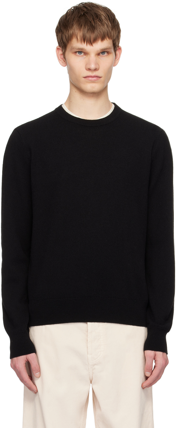 Marine Serre: Black Core Knit Sweater