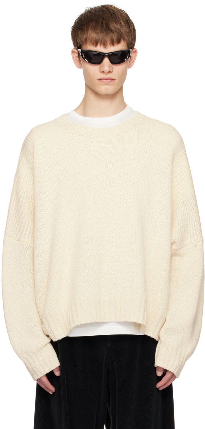 The Row Off-white Grohl Jumper In Ivr Ivory