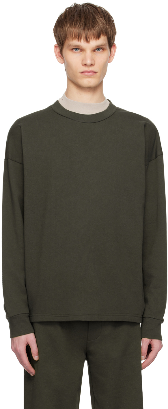 The Row Grey Ezan Sweatshirt In Dvt Dovetail
