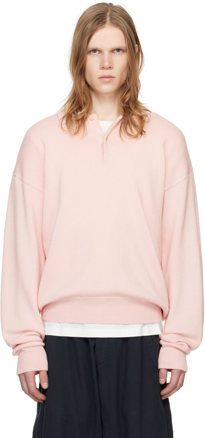 Shop The Row Pink Joyce Polo In Lpk Light Pink