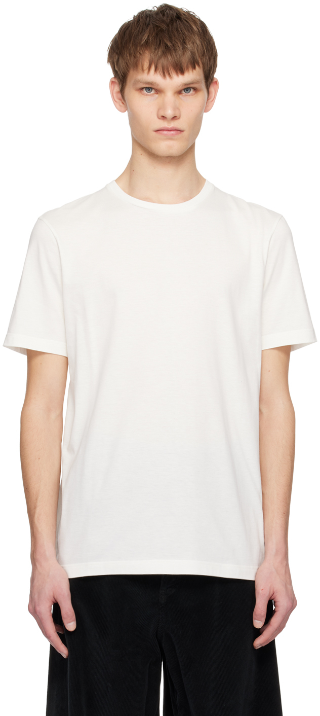 The Row White Luke T-shirt In Wht White