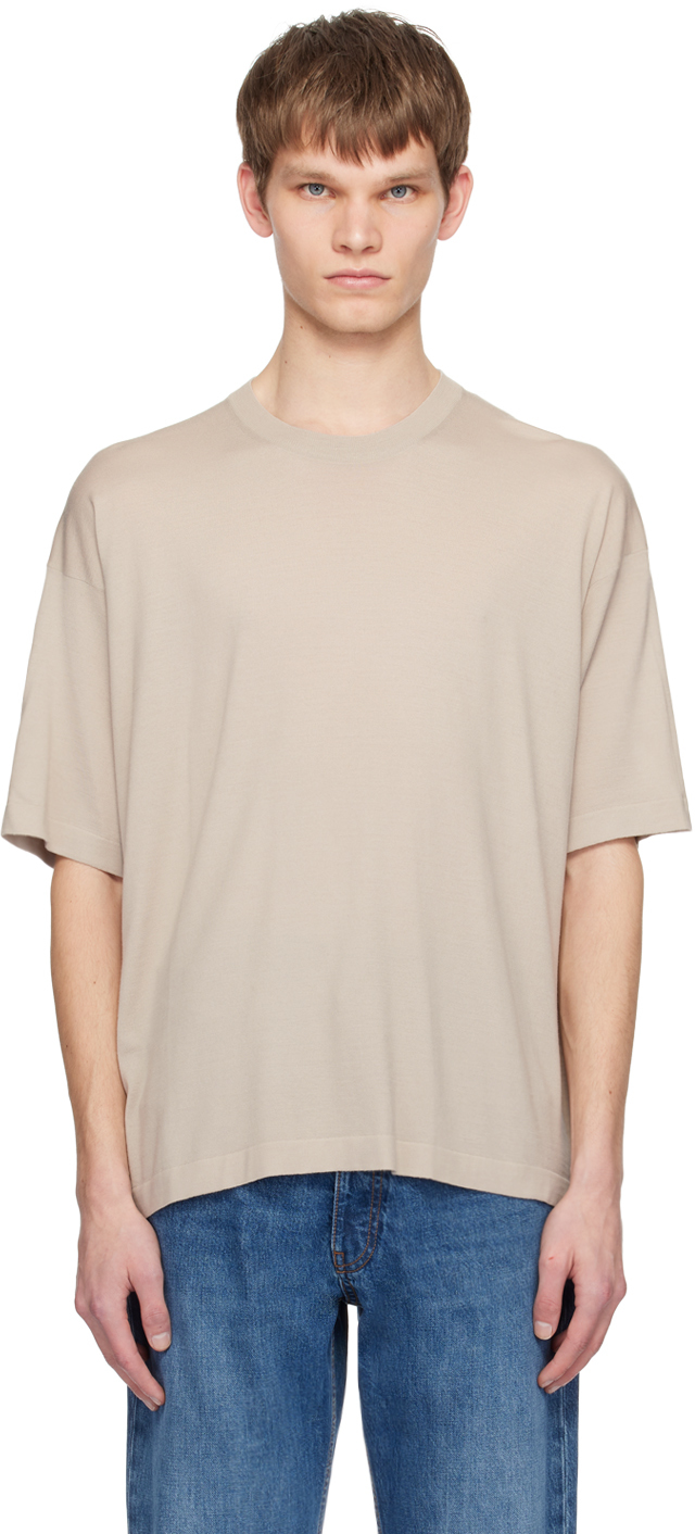 【関税込み】The Row トープ Dlomu Tシャツ The Row: トープ Dlomu Tシャツ | SSENSE 日本