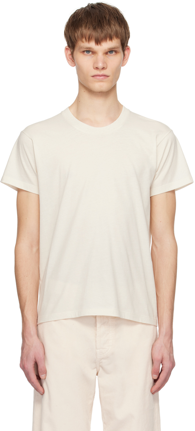 Shop The Row Ivory Blaine T-shirt In Ivr Ivory