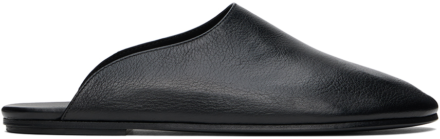 Shop The Row Black Nicco Loafers In Blk Black