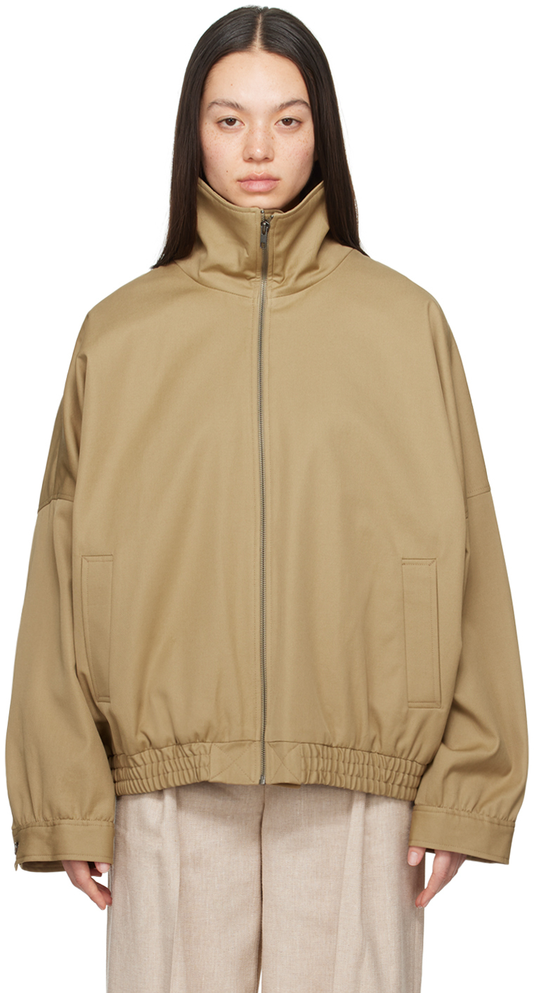 Tan Karen Jacket by The Garment on Sale