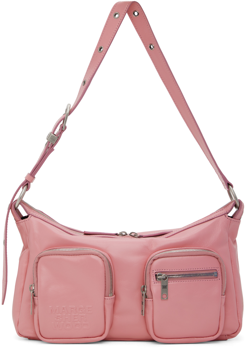 Marge Sherwood Pink Outpocket Bag In Candy Pink Glossy
