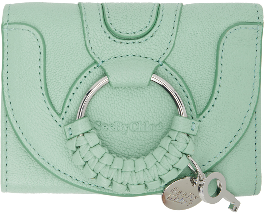 See by Chloé Blue Hana Compact Wallet