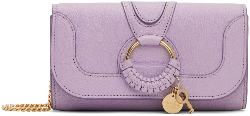 See By Chloé Purple Hana Chain Bag In Brown