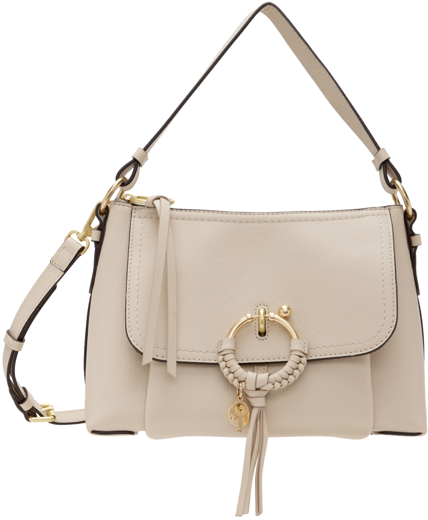 Shop See By Chloé Taupe Small Joan Bag In 24h Cement Beige