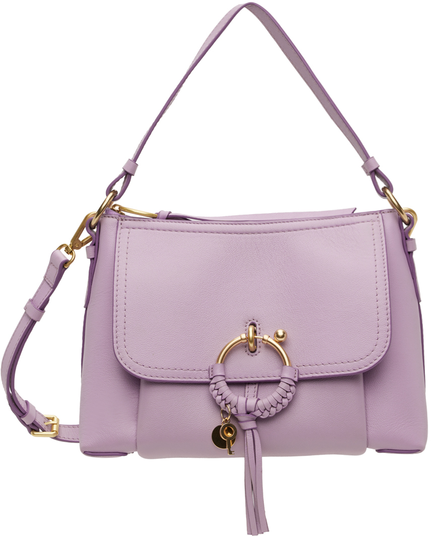 See By Chloé Purple Small Joan Crossbody Shoulder Bag In 507 Lilac Breeze