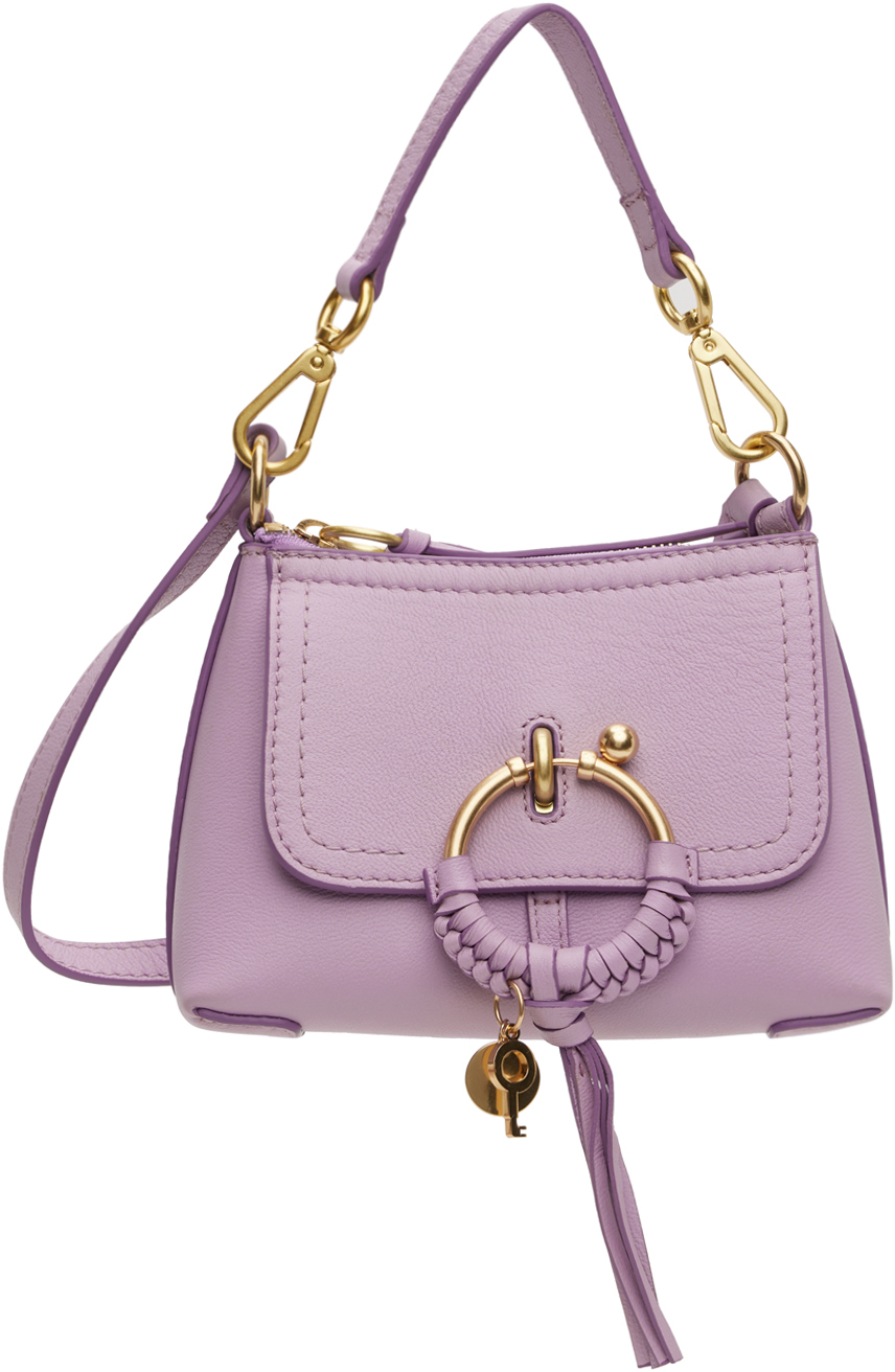 Shop See By Chloé Purple Joan Mini Bag In 507 Lilac Breeze