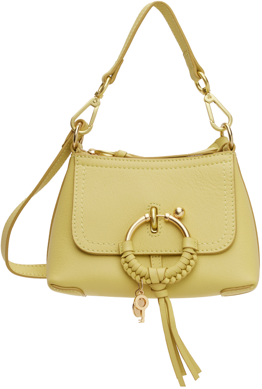 See By Chloé Yellow Joan Mini Bag In 35t Russet Green