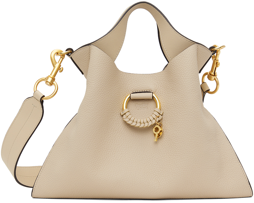 See by Chloé Beige Joan Small Top Handle Bag