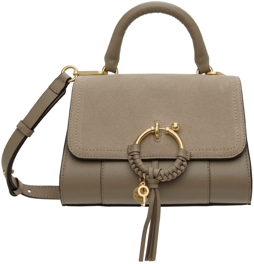 See by Chloé Taupe Mini Joan Shoulder Bag