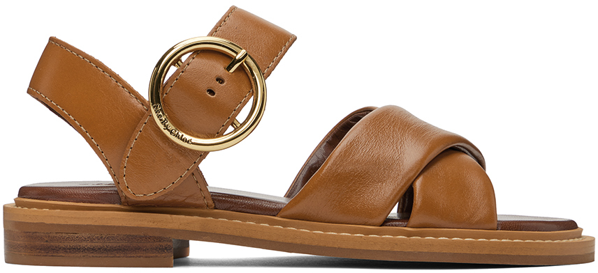 See By Chloé Tan Lyna Sandals In 553 Tan