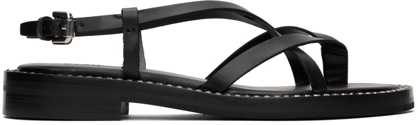 See by Chloé Black Lynette Sandals