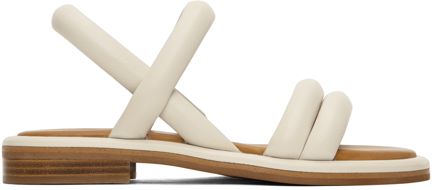 See By Chloé Off-white Suzan Flat Sandals In 101-natural