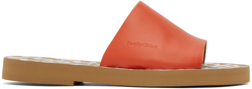 【関税込み】See by Chloe オレンジ Essie スライド ミュール See by Chloéのオレンジ Essie スライド ミュールがセール中