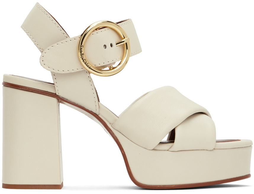 See By Chloé Lyna Sandals In 139 Ivory