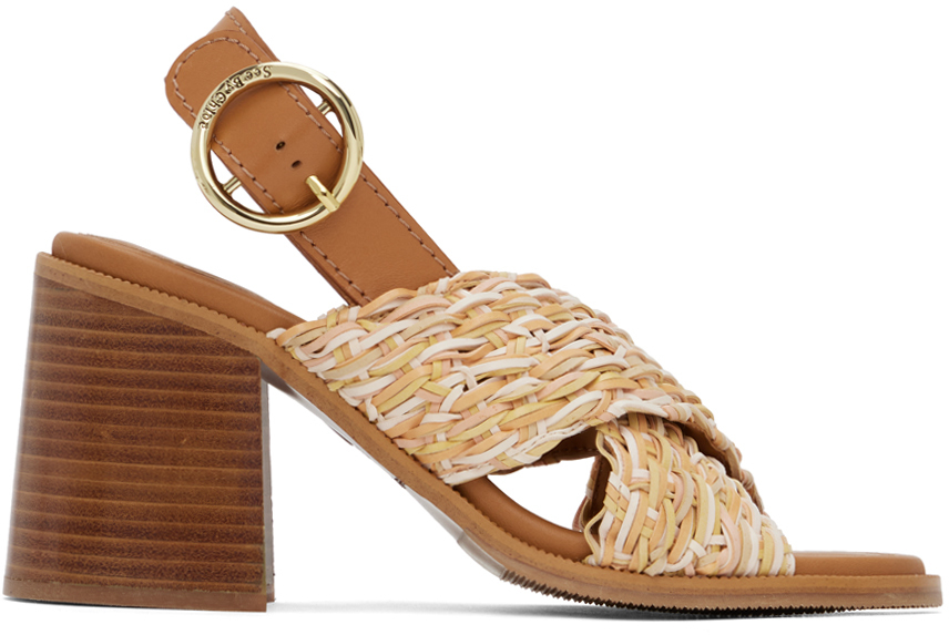 See by Chloé Beige Jaicey Heeled Sandals