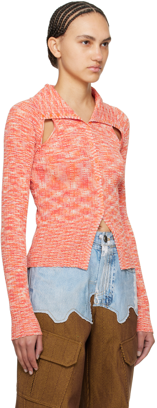 Andersson Bell Rozy Cardigan In Orange