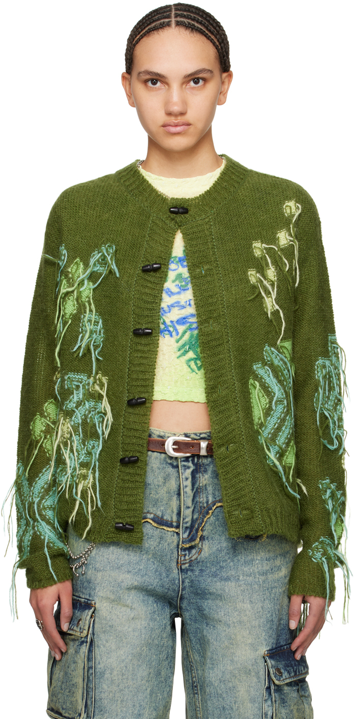 Green Macaron Cardigan by Andersson Bell on Sale