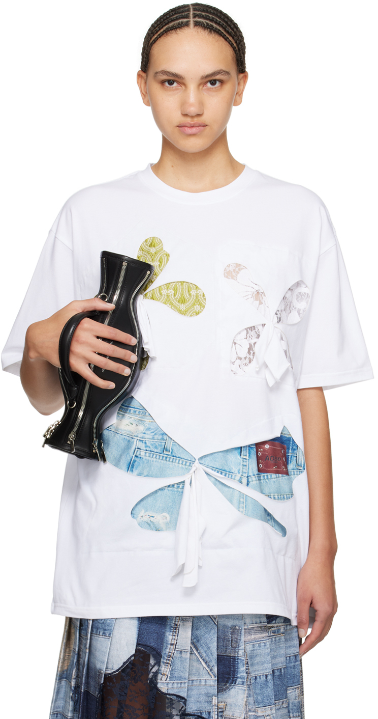 Andersson Bell White Kyra Blooming Flowers T-shirt