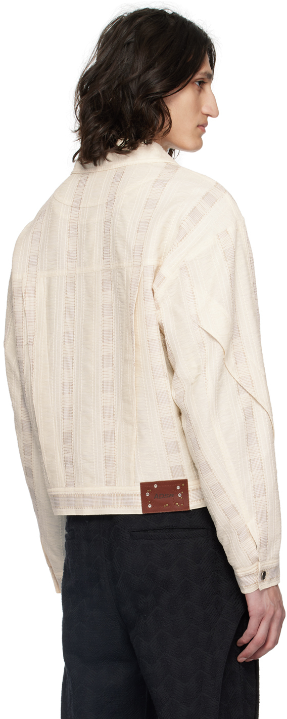 Andersson Bell Off-white Fabrian Jacket In Ecru