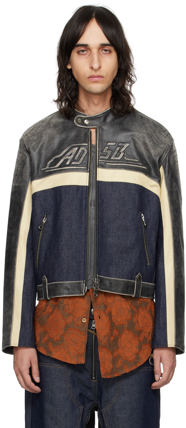 Shop Andersson Bell Black 24 Racing Leather Jacket