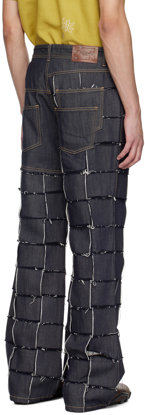 Andersson Bell Indigo New Patchwork Jeans In Indigo