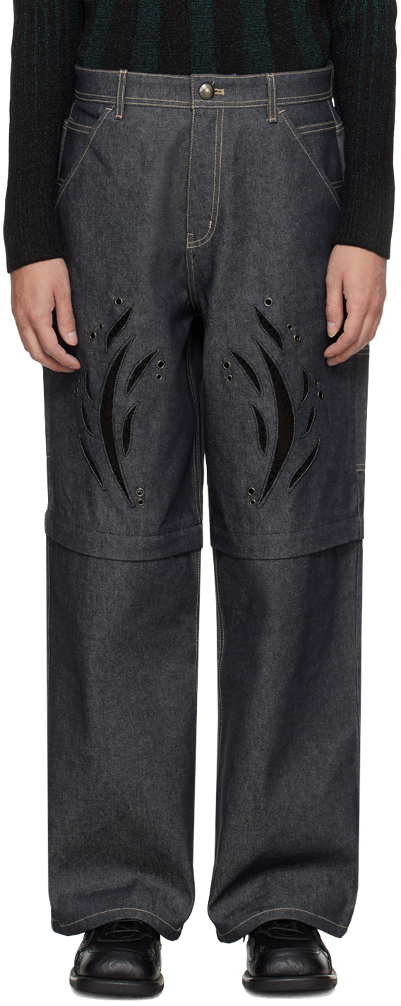Andersson Bell Indigo Cutout Jeans