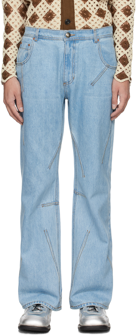 Blue Tripot Jeans by Andersson Bell on Sale