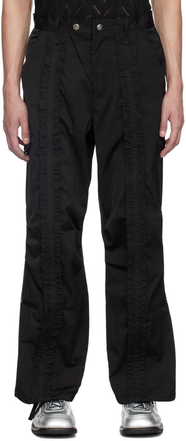 Shop Andersson Bell Black Kenley Cargo Pants